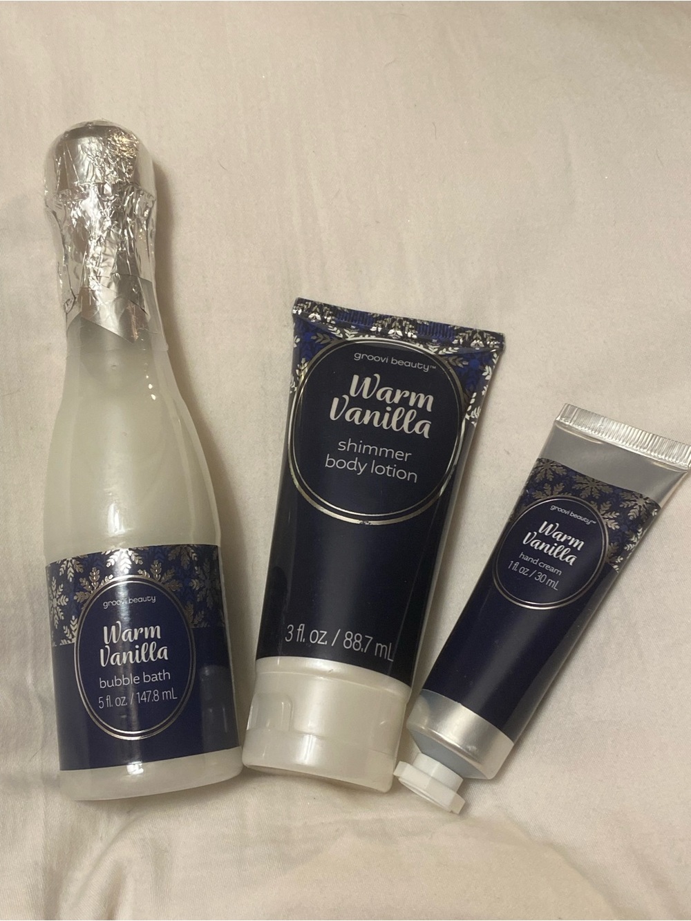 Groovi Beauty Warm Vanilla Spa Gift Set